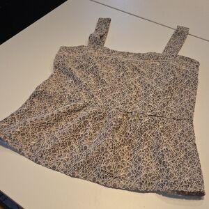 Banana Republic Beige Lace Tank Top